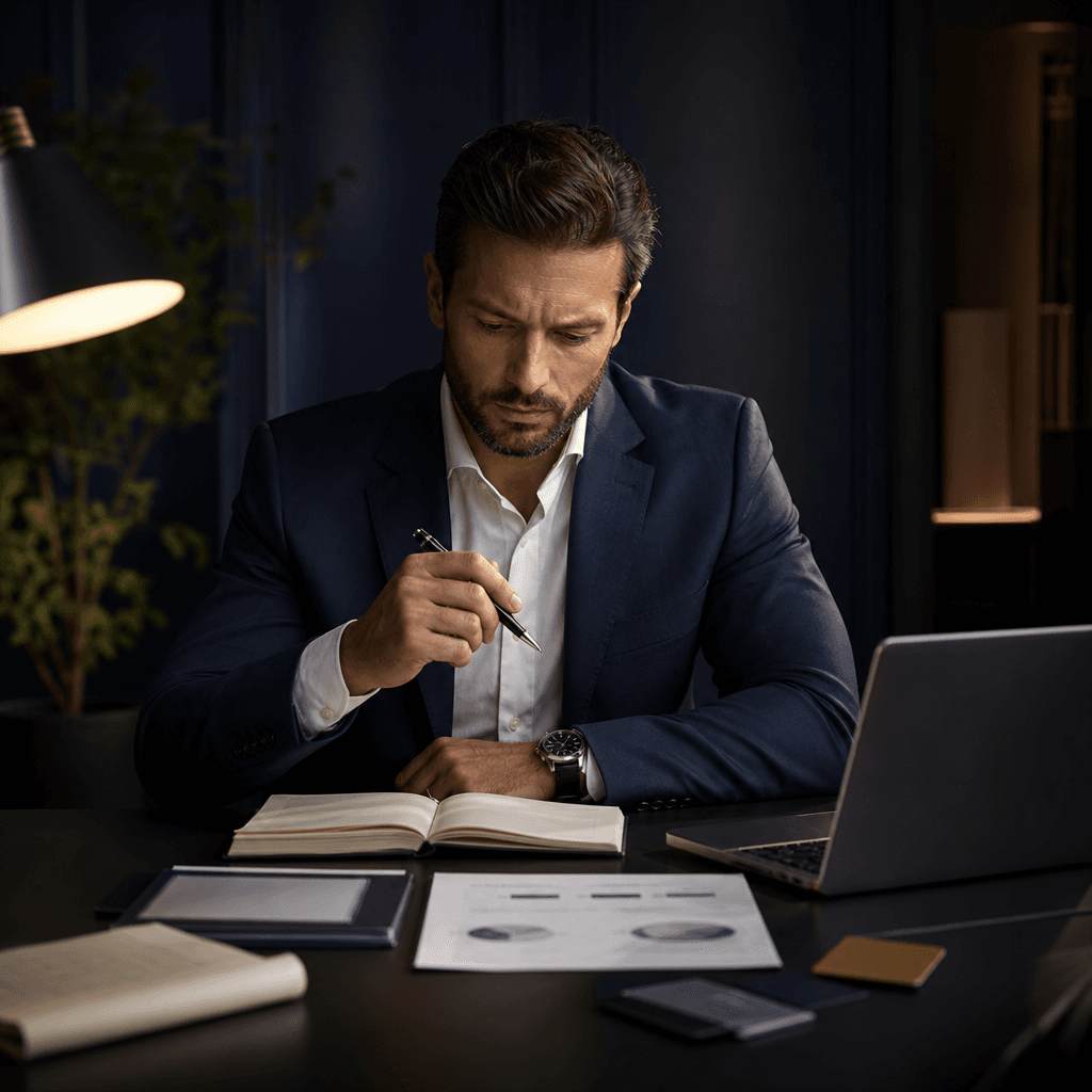 Business clarity audit workspace reviewing trust, visibility and conversion opportunities
